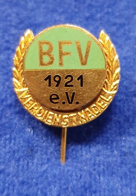 Gold Ehrennadel BFV Bensberg 1921 FV FC Abendsberg Nadel Badge Anstecknadel NRW