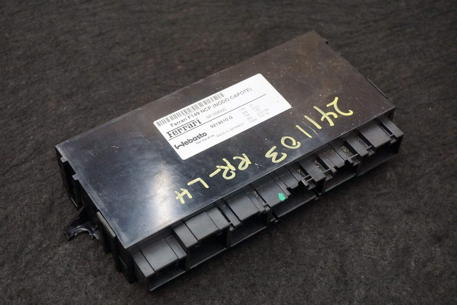 Convertible Roof Top Control Module 81308000 Ferrari California 2008-14 *Note