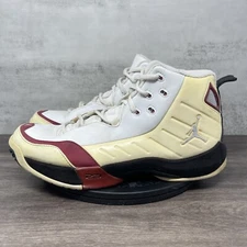 Nike Air Jordan Jumpman Shoes Mens 10.5 2006 Vintage White Red Basketball Shoes 