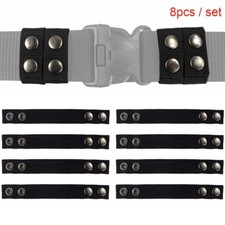 8Pcs Duty Belt Keeper with Double Snaps Security Tactical Belt Keepers