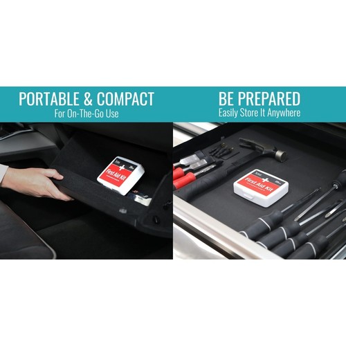 Mini 20-Piece First-Aid Kit for Travel Survival Camping Backpack Pocket Compact - Picture 5 of 5
