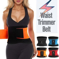 Women's Sauna Sweat Waist Trainer Trimmer Belt Men Slimming Cincher Body Shaper