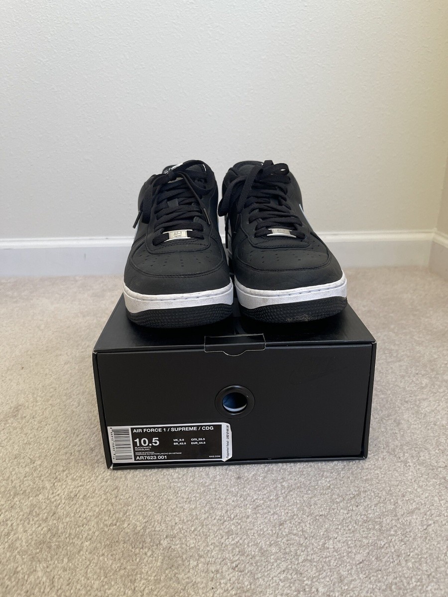 Size 10.5 - Nike Air Force 1 Low x Comme des Garcons Shirt x Size 10.5 - Nike Air Force 1 Low x Comme des Garcons Shirt x