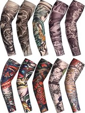 20 piezas de mangas de tatuaje de brazo protecci n solar UV para hombres