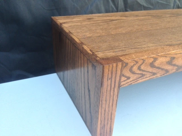 TV Riser Stand Soundbar Stand Modern Oak - Image 2 of 4