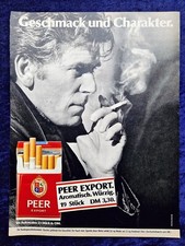 Peer Export Zigaretten,   originale Werbung aus 1984
