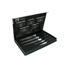 Set 4 Coltelli Forgiati da Cucina BRANDANI Professionali Acciaio Inox