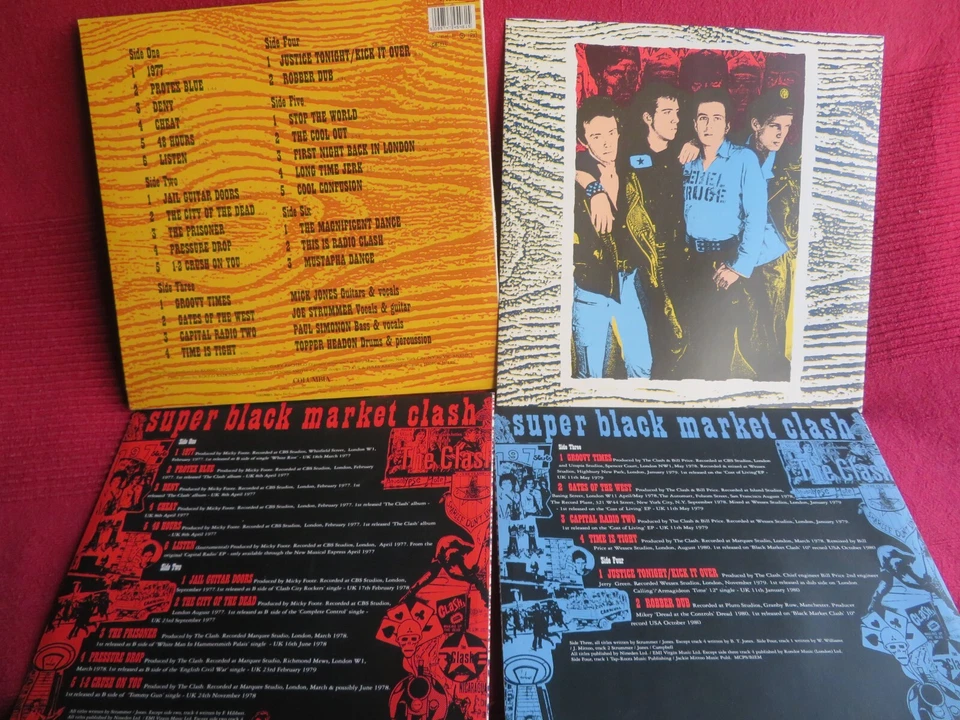 The CLASH – Super Black Market Clash - 1st press 1993 UK  - 3 X 25cm  / EX /EX - Photo 3/4