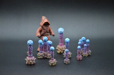 CUSTOM 3D PRINT STAR WARS SCI FI ALIEN PLANT #3 3.75'' SCALE 1:18 FIGURE DIORAMA