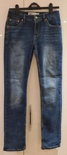 Levis 512 Slim Taper Girls Blue Stretch Jeans, size 16A, 176 cm