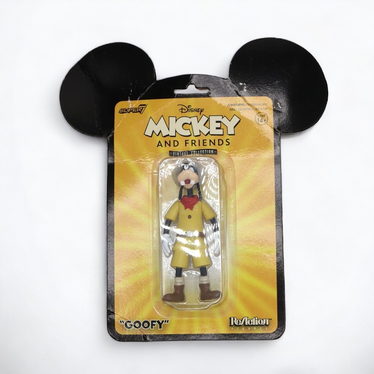 Reaction Mickey and Friends Vintage Collection Super7 Goofy Figure