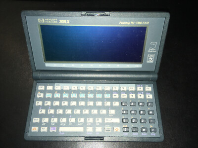 Hewlett Packard HP 200LX DOS Taschencomputer - Retro / Vintage / Sammlerstück