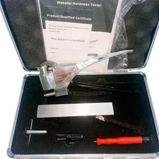 W-B75 Webster Hardness Tester for Brass Hard Aluminum Alloy Thickness 0.6-6mm