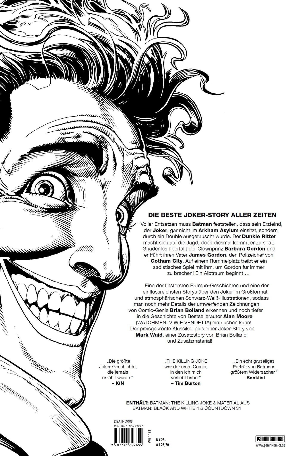 Thumbnail - Batman Noir: Killing Joke - Ein Tödlicher Witz | Alan Moore (u. A.) |
