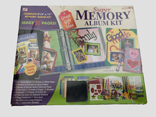 Super Memory Album Kit NEW / SEALED complete 8.5 X 11 Memory Album Kit 