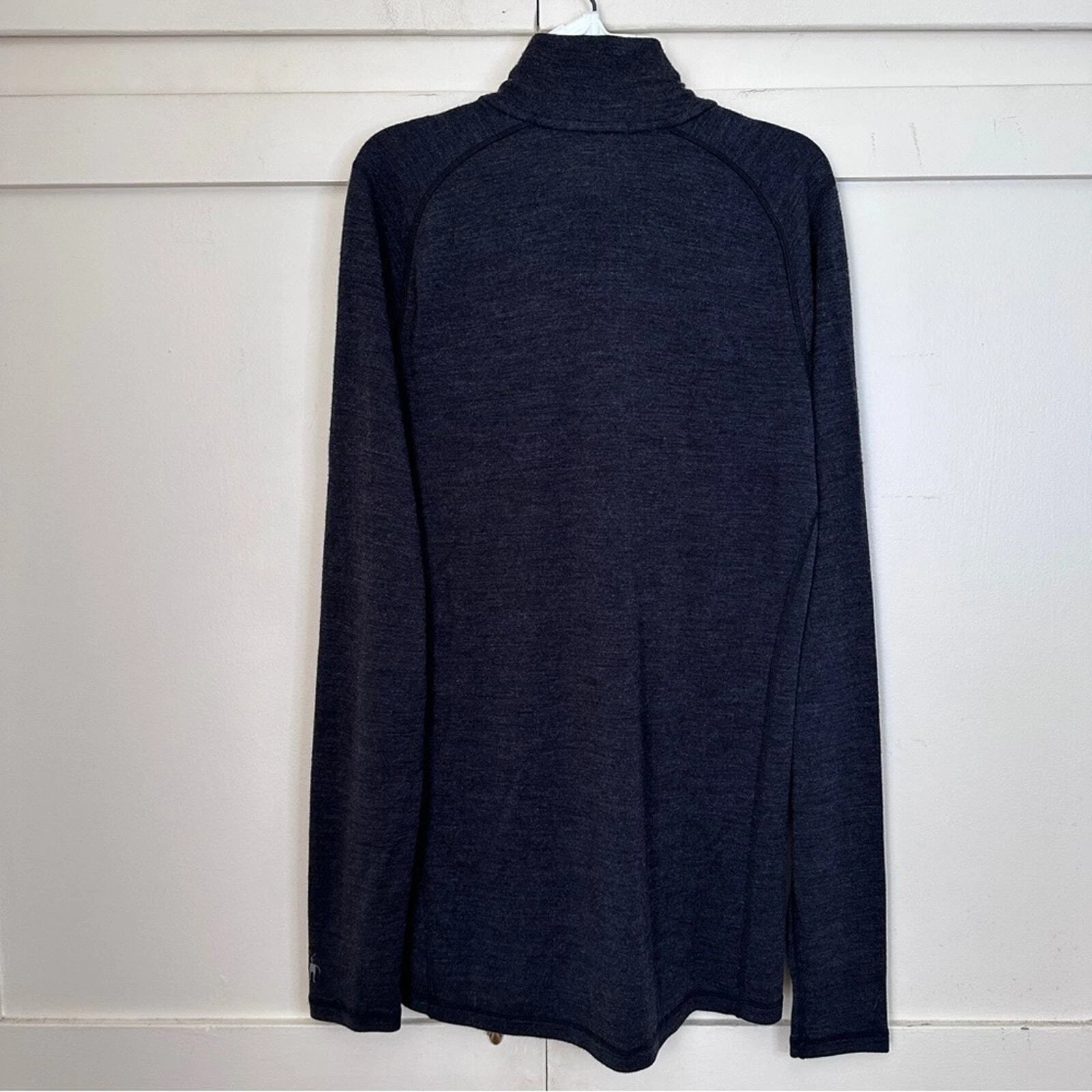 smartwool merino wool quarter zip base-layer