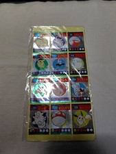 Pokemon Shogakukan Sticker Sheet Picture Book Seal Japanese Pikachu Mew 10883