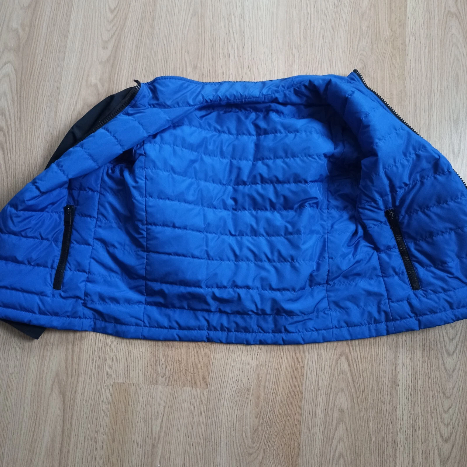 Baldinini mens down quilted reversible nylon leather jacket coat - product detail image 7