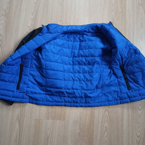 Baldinini mens down quilted reversible nylon leather jacket coat image 7