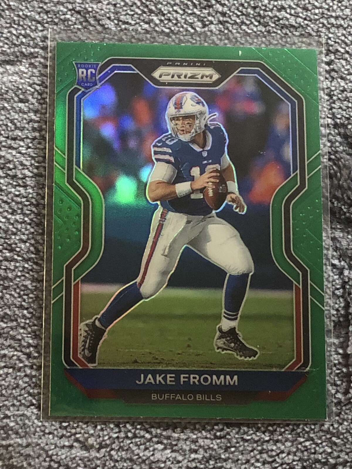 2020 Panini Prizm Rookies Green Prizm Jake Fromm #310 Rookie RC