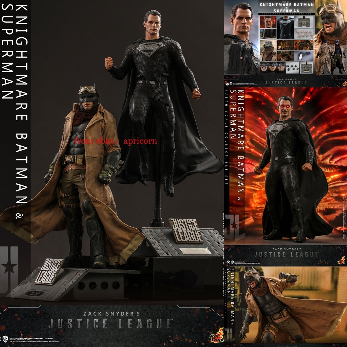 ホットトイズ TMS038 1/6 ナイトメア・バットマン＆スーパーマン