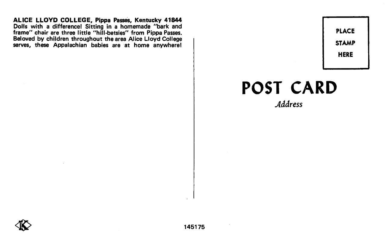 3Postcards PIPPA PASSES Kentucky KY ALICE LLOYD COLLEGE ShackCabin