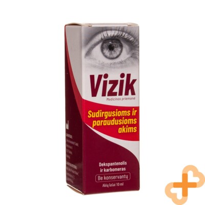 Visic Kapi VIZIK Eye Drops For Irritated And Red Eyes 10 ml | eBay