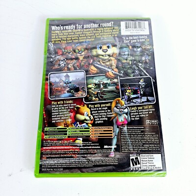 Conker's Live & Reloaded Original Microsoft Xbox Brand New Sealed