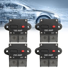 Automatic Circuit Breaker 100-300A Manual Reset Inline Terminal Block Marine Car