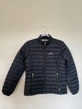 Kathmandu Jacket Womens 10 Black 550 Duck Down Long Sleeve Puffer Winter Size 10