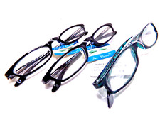 3 pair Lady Fshion READING GLASSES 1.0 Quality impact resistant UV lens readers