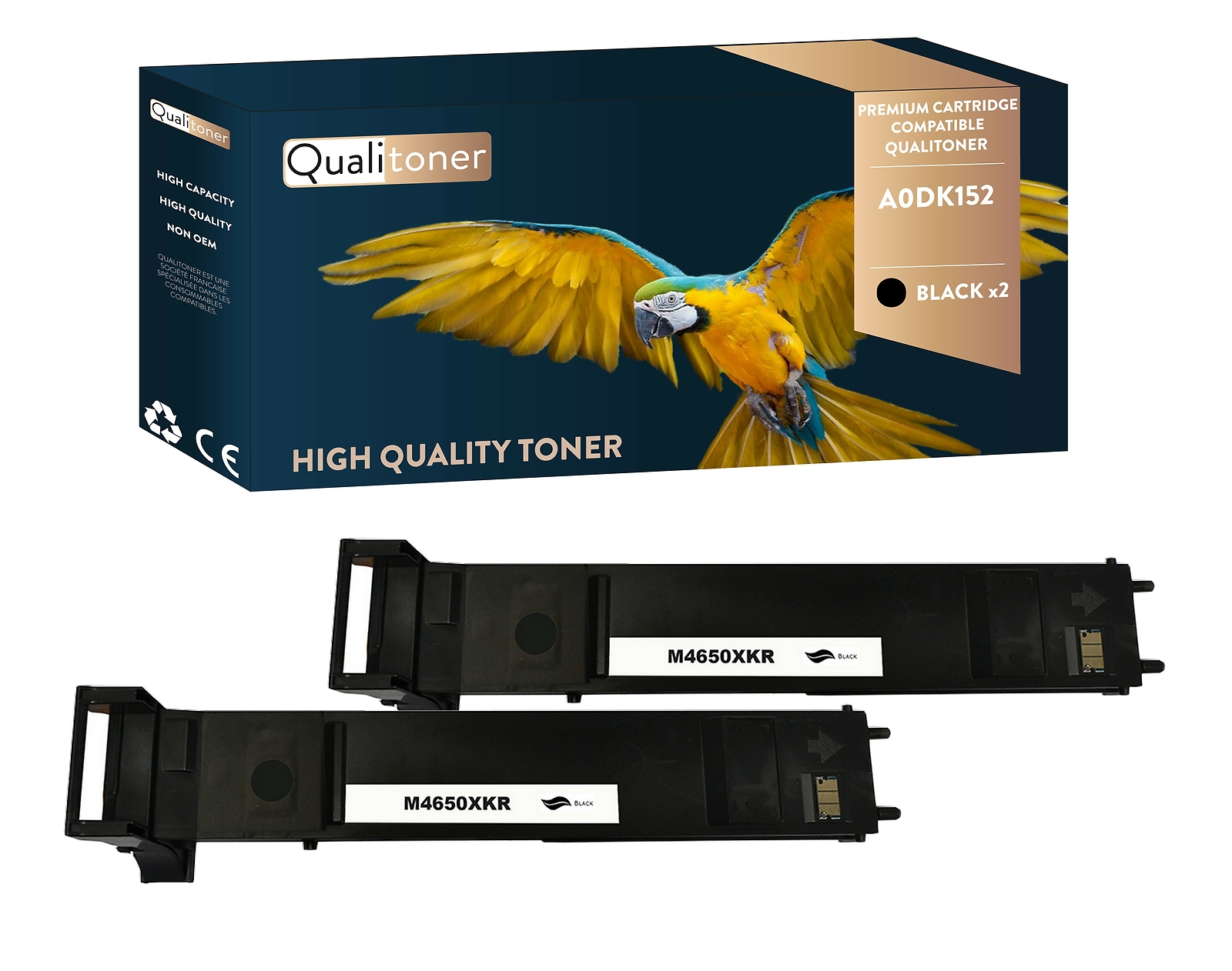 Toner A0DK152 Noir Compatible Konica Minolta pour Éviter les Pannes de Texte au Bureau