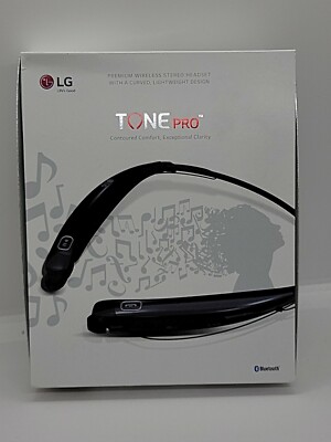 Genuine LG Tone PRO HBS-770 Bluetooth Wireless Stereo Headset  BLACK OPEN BOX 