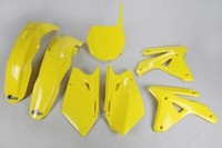 Kunststoff Verkleidung Kit Suzuki RMZ 450 2007 Ufo Plast Gelb