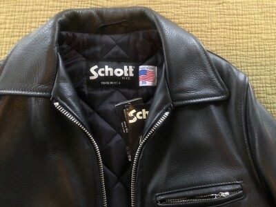 Schott 141xjs サイズ36 BLACK MADE in USA Perfecto by Schott NYC Woman's Lambskin Motorcycle Jacket XS | eBay