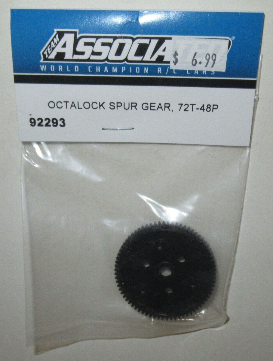 Team Associated Octalock Spur Gear, 72 Tooth- 48 Pitch #92293 NIP