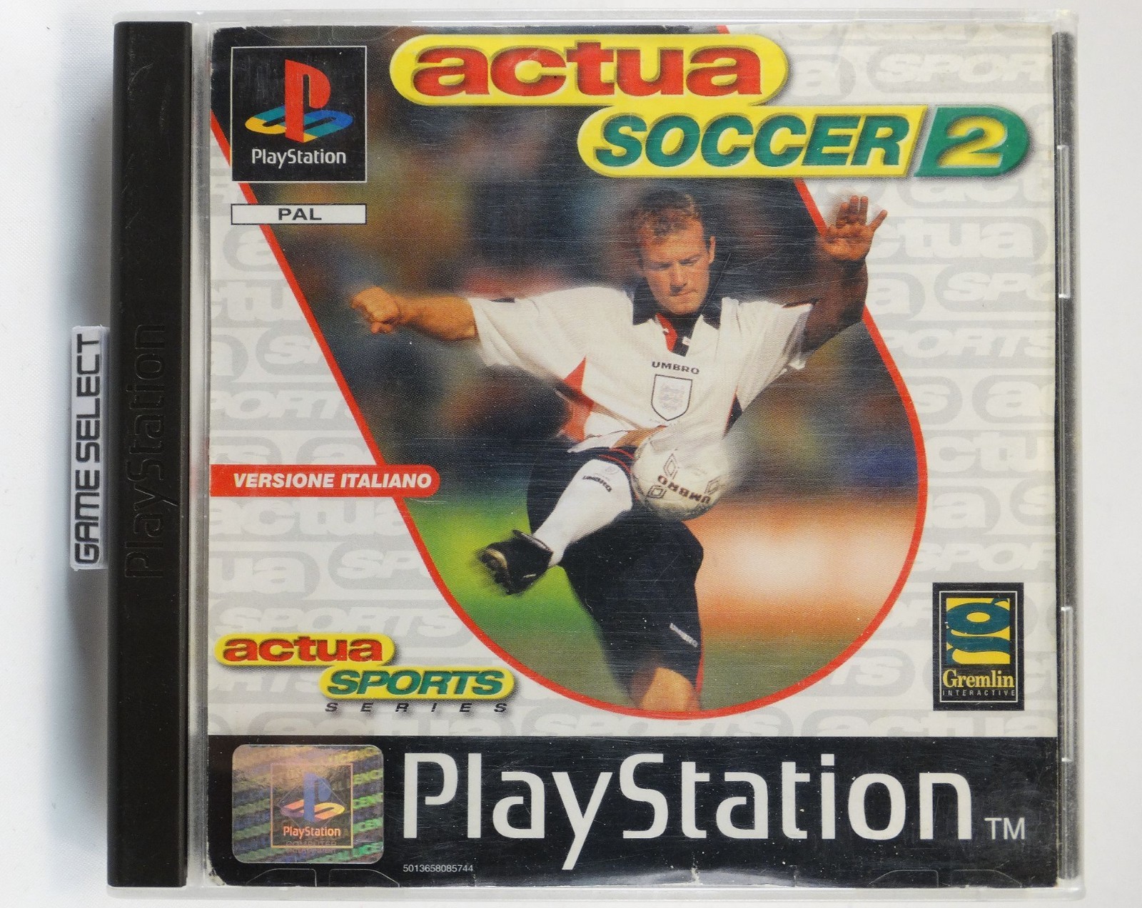 Actua Soccer 2 sony playstation 1 2 3 ps1 ps2 ps3 Psx pal - - Complète