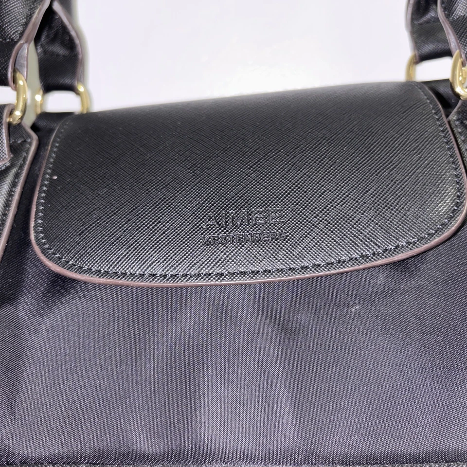 Bolsa tote de viagem AIMEE KESTENBERG-Florence laptop noite preta média - Imagem 2 de 4