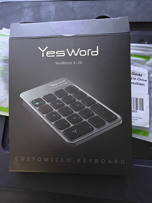 YesWord X-20 is a Smart and Customizable Keypad for Digital Art