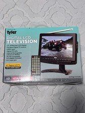 Tyler TTV706 10  Portable Widescreen 1080P LCD TV w/ Det. Antennas, HDMI, USB...