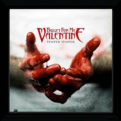 Bullet For My Valentine: Temper (Stampa In Cornice 30X30 Cm) NEW
