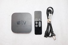 APPLE TV 4K MEDIA STREAMER WITH POWER CORD AND REMOTE | A1842 | 32GB | BLACK