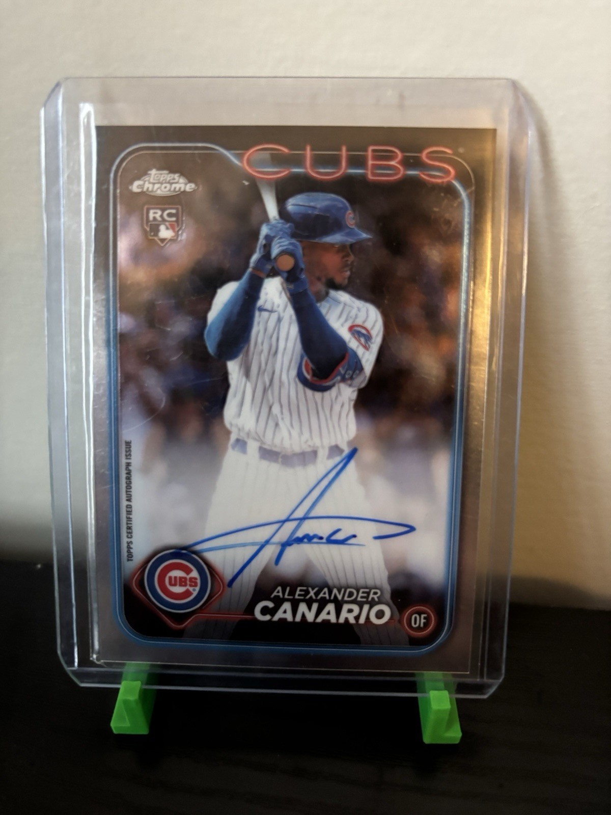 2024 Topps Chrome - Rookie Autographs Alexander Canario #RA-AC (AU, RC)