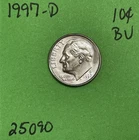 1997-D Roosevelt Dime 10c Gem BU US Coin See Pics