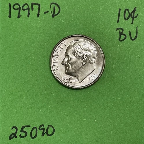 1997-D Roosevelt Dime 10c Gem BU US Coin See Pics