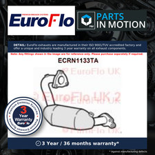 Catalytic Converter Type Approved fits RENAULT SCENIC Mk3 1.2 2012 on EuroFlo