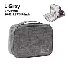 Portable Electronics Travel Organizer Digital Storage bag USB Cable Case Gadget