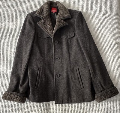 Vintage Esprit Outerwear Wool Pea Coat Women s Size Medium