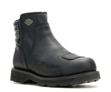Harley Davidson Men's Brockwood Zip Waterproof Motorcycle Boots D96322