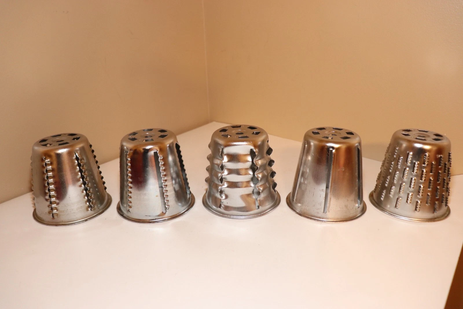 Health Craft Salad-King Style Food Processor Cones Chopper Shredder 5 Blades